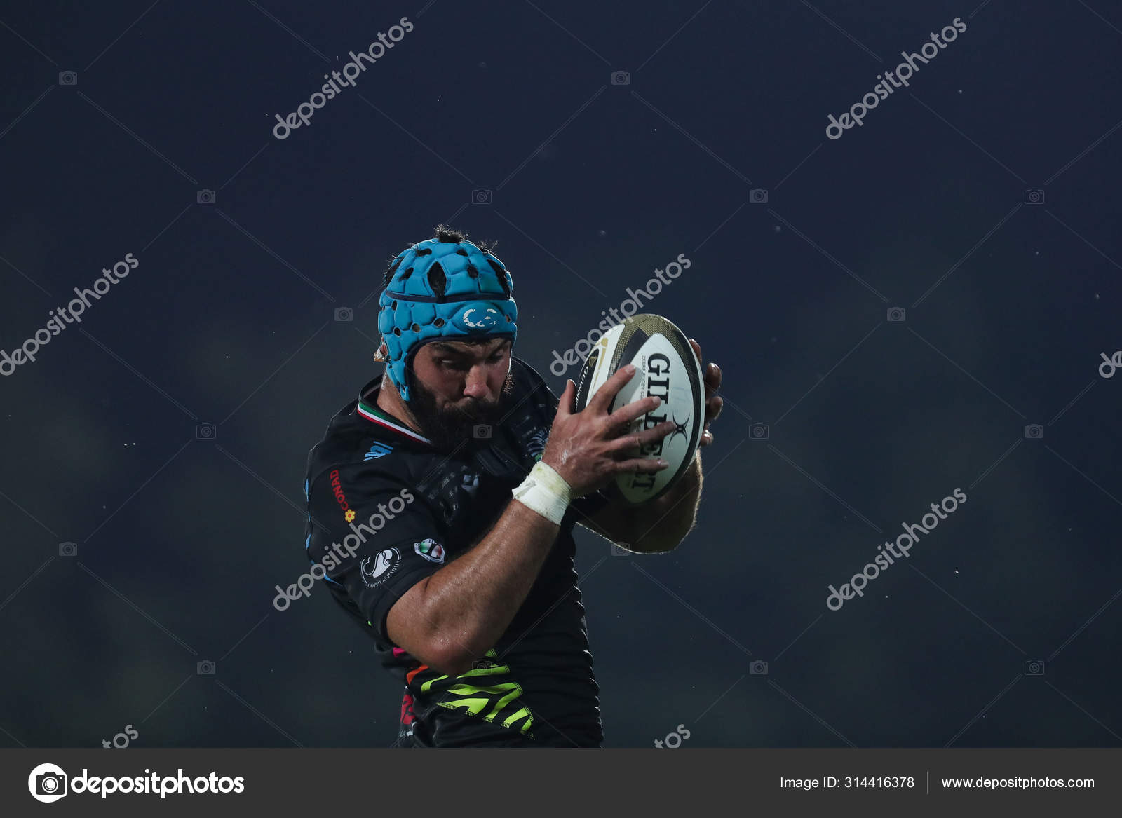 Rugby Guinness Pro 14 Zebre Rugby Vs Dragons Stock Editorial Photo C Livephotosport
