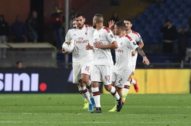 İtalyan Futbolu Serisi A Erkekler Şampiyonası Genoa, Ac Milan 'a karşı
