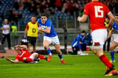 İtalyan Rugby Milli Takımı Guinness Altı Uluslu Rugby 2019 - İtalya Galler 'e Karşı