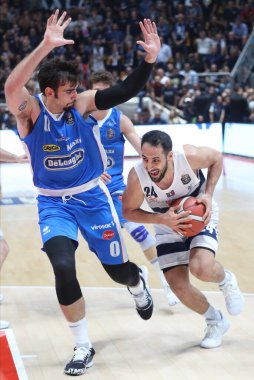 İtalyan Basketbol A Serie Championship 40 Bologna 'ya karşı De Longhi Treviso Basket