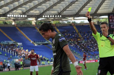 İtalyan Futbol Serisi A Erkekler Şampiyonası Romanlar Çagliari 'ye Karşı