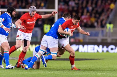 İtalyan Rugby Milli Takımı Guinness Altı Uluslu Rugby 2019 - İtalya Galler 'e Karşı