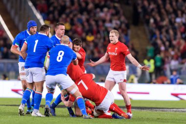 İtalyan Rugby Milli Takımı Guinness Altı Uluslu Rugby 2019 - İtalya Galler 'e Karşı