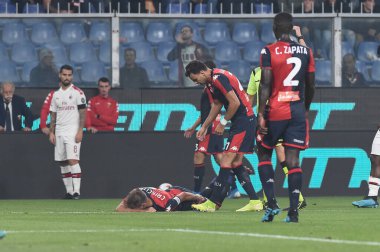 İtalyan Futbolu Serisi A Erkekler Şampiyonası Genoa, Ac Milan 'a karşı