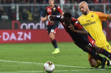 İtalyan Futbolu Serisi A Erkekler Şampiyonası Genoa, Ac Milan 'a karşı