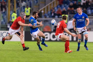 İtalyan Rugby Milli Takımı Guinness Altı Uluslu Rugby 2019 - İtalya Galler 'e Karşı