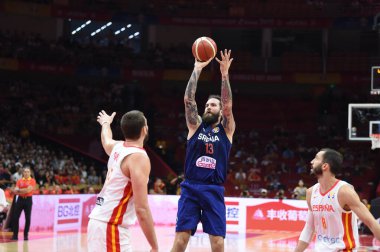 Uluslararası Basketbol Takımı Çin Basketbol Dünya Kupası 2019 - İspanya Sırbistan 'a Karşı