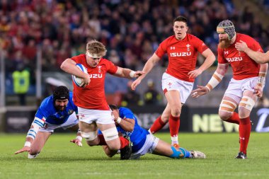 İtalyan Rugby Milli Takımı Guinness Altı Uluslu Rugby 2019 - İtalya Galler 'e Karşı