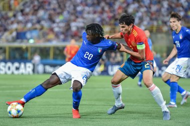 İtalyan Futbol Takımı Avrupa 21 Ocak 2019 - Turnuva Aşaması - İtalya İspanya 'ya Karşı 