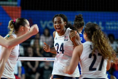 İtalyan Voleybol Ulusal Takım Milletler Ligi Kadınlar 2019 - ABD İtalya 'ya Karşı 