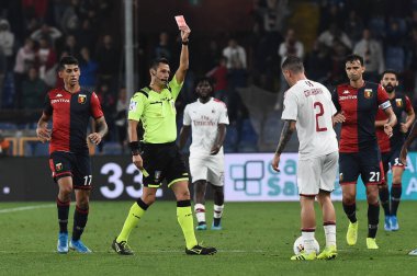 İtalyan Futbolu Serisi A Erkekler Şampiyonası Genoa, Ac Milan 'a karşı