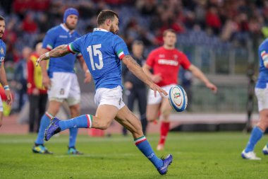 İtalyan Rugby Milli Takımı Guinness Altı Uluslu Rugby - İtalya Galless 'a Karşı