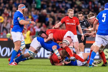 İtalyan Rugby Milli Takımı Guinness Altı Uluslu Rugby 2019 - İtalya Galler 'e Karşı