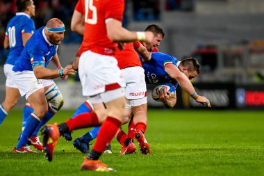 İtalyan Rugby Milli Takımı Guinness Altı Uluslu Rugby 2019 - İtalya Galler 'e Karşı