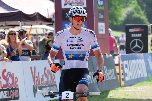 MTB - Mountain Bike Copa del Mundo de Cross-Country - Val di Sole UCI MTB - Hombres — Foto de Stock