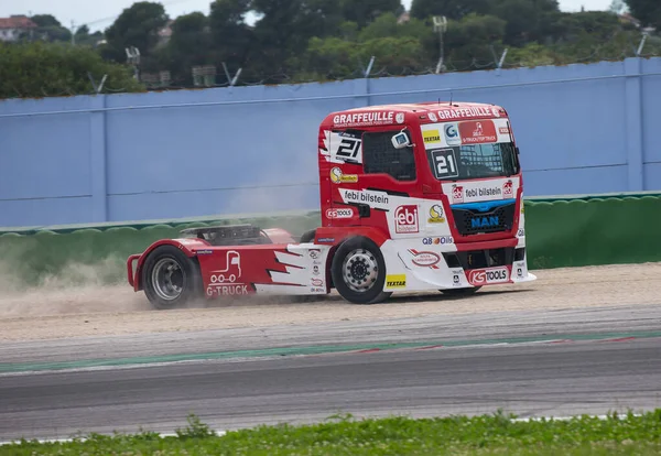 Truck Racing Fia European Truck Racing Championship - Premier virage à Misano — Photo