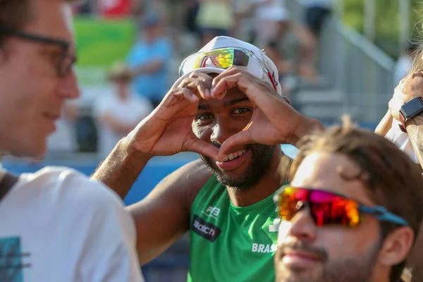 Volley Beach Gstaad Major 2019 - Dia 5 - Finais Masculinos — Fotografia de Stock