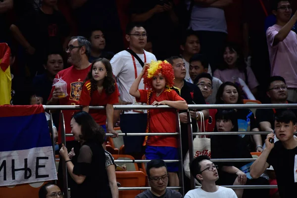 Seleções Internacionais de Basquetebol China Copa do Mundo de Basquete 2019 - Espanha vs Sérvia — Fotografia de Stock