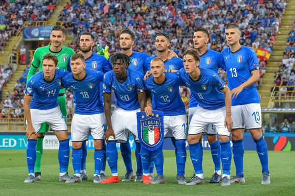 Italian Football Team European Under 21 2019 - Tournament Phase - Italy Vs Spain — стокове фото