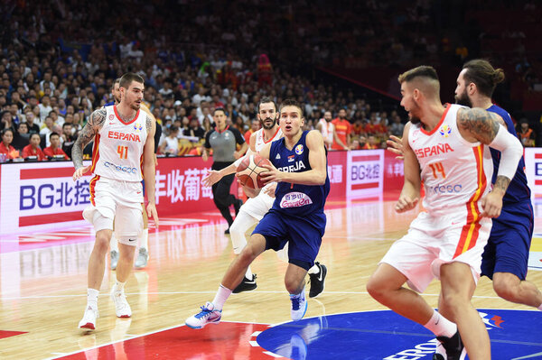 Iternational Basketball Teams China Basketball World Cup 2019 - Spain vs Serbia