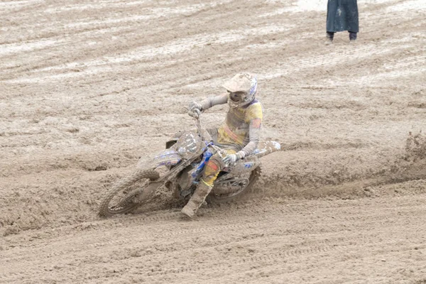 Campeonato Mundial de Motocross Fim Motocross. Mxgp da Lombardia. Corrida Mxgp . — Fotografia de Stock