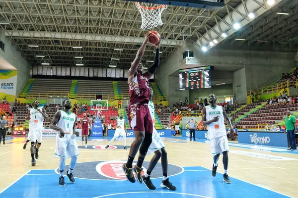 Equipos Internacionales de Baloncesto Verona Basketball Cup 2019 - Senegal vs Venezuela — Foto de Stock