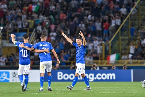 Italian Football Team European Under 21 2019 - Tournament Phase - Italy Vs Spain — Stock Photo, Image