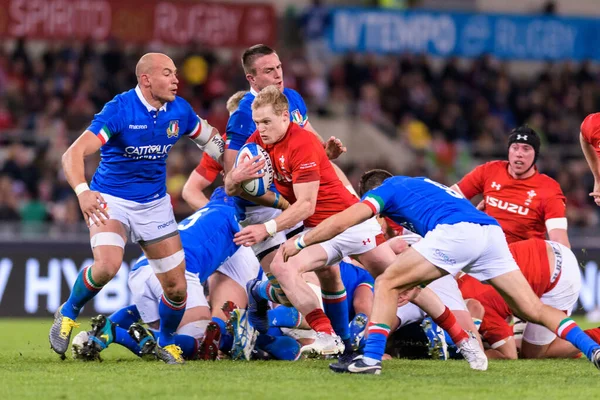 Seleção Italiana de Rugby Guinness Six Nations Rugby 2019 Itália vs Galles — Fotografia de Stock