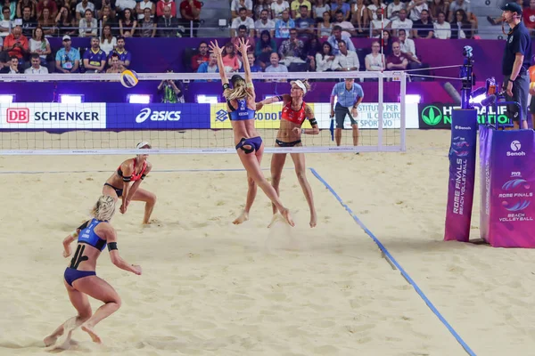 Beach Volley World Tour Finals 2019 - Semifinále žen — Stock fotografie