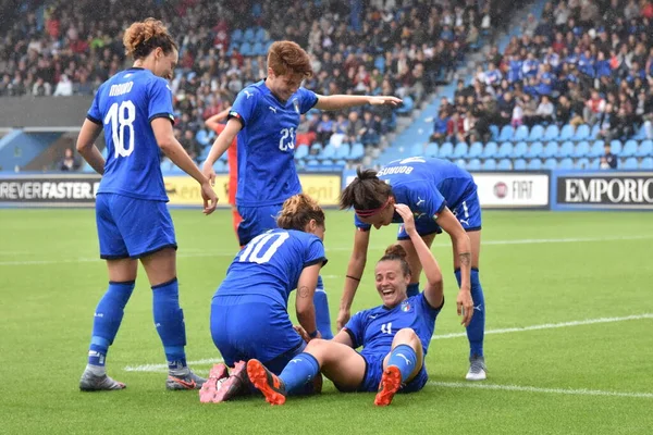 Partido de prueba del equipo de fútbol italiano 2019 - Italia vs Suiza —  Fotos de Stock