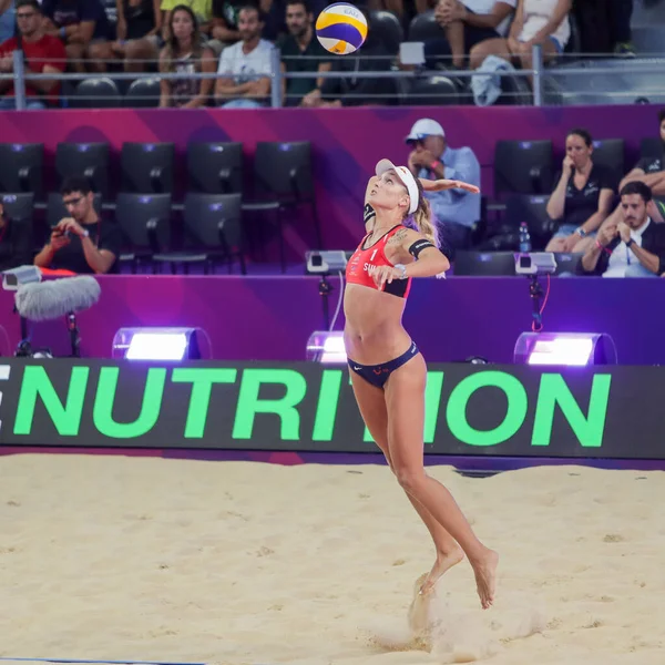 Beach Volley World Tour Finals 2019 - Semifinále žen — Stock fotografie