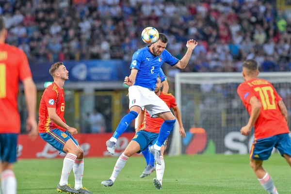Italian Football Team European Under 21 2019 - Tournament Phase - Italy Vs Spain — стокове фото