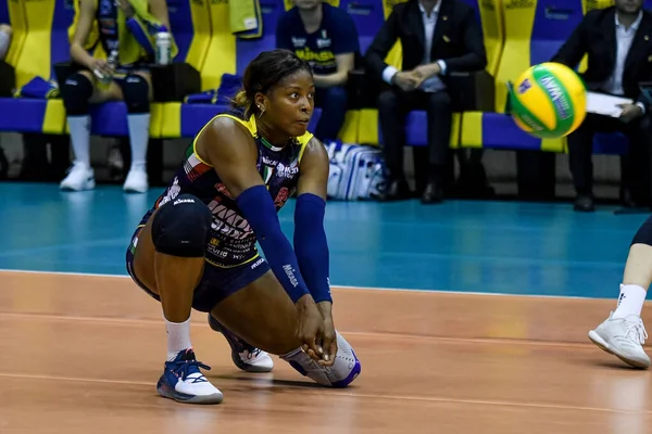 Voleybol Şampiyonları Ligi Kadınlar Cev Yarı Finali 2019 - Imoco Conegliano Fenerbahçe 'ye karşı — Stok fotoğraf