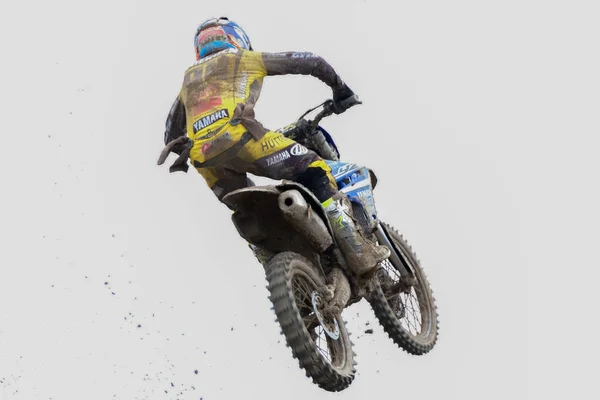 Motocross Fim Motocross Mistrzostwa Świata. Mxgp z Lombardii. Wyścig Mxgp. — Zdjęcie stockowe