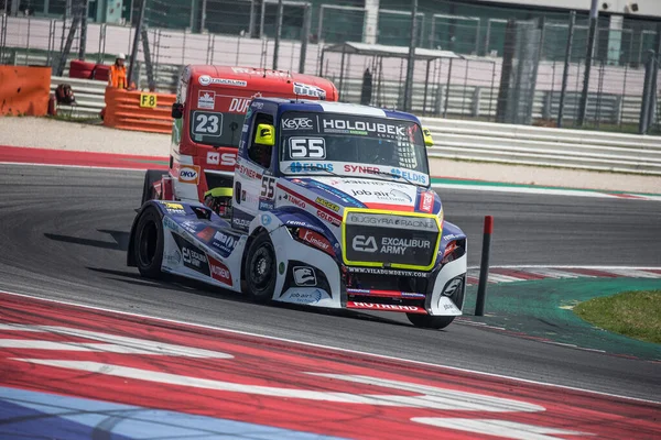 Truck Racing Fia European Truck Racing Championship - Premier virage à Misano — Photo