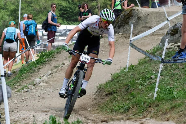 Mtb - Mountainbike Langlauf Weltcup - val di sole uci mtb - Männer — Stockfoto