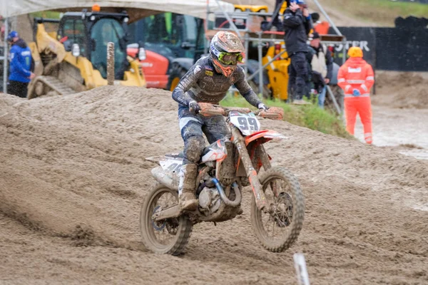 Campeonato Mundial de Motocross Fim Motocross. Mxgp da Lombardia. Corrida Mxgp . — Fotografia de Stock