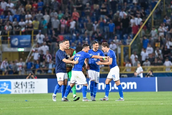 Italiaans voetbalteam Europees onder 21 jaar 2019 - Toernooi Fase - Italië vs Spanje — Stockfoto