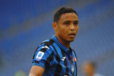 İtalyan Futbol Serisi A Erkekler Şampiyonası Ss Lazio Atalanta 'ya karşı