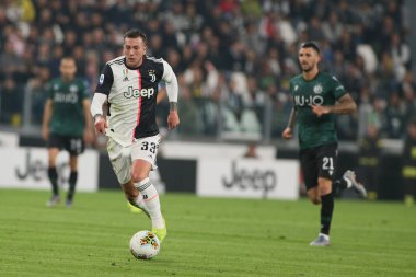İtalyan Futbolu Serie A Men Şampiyonası Juventus Fc Bologna Fc 'e karşı