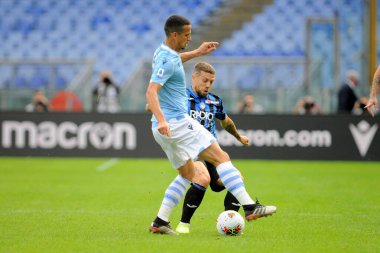 İtalyan Futbol Serisi A Erkekler Şampiyonası Ss Lazio Atalanta 'ya karşı