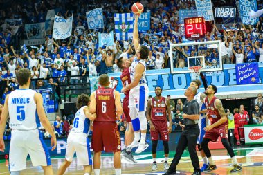 İtalya Basketbol Şampiyonası De Longhi Treviso Basket Umana Reyer Venezia 'ya karşı