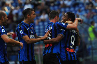 İtalyan Futbol Serisi A Erkekler Şampiyonası Ss Lazio Atalanta 'ya karşı