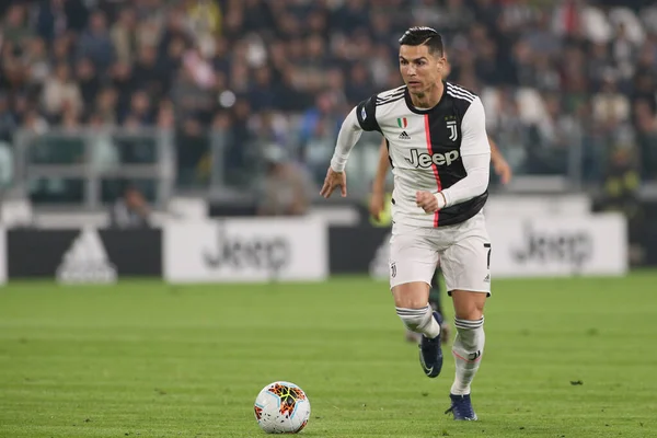 İtalyan Futbolu Serie A Men Şampiyonası Juventus Fc Bologna Fc 'e karşı — Stok fotoğraf