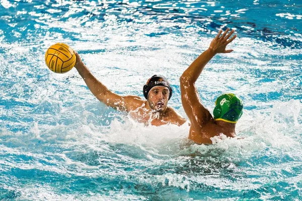 Waterpolo Italian Serie A Men Championship Banco Bpm Sport Management εναντίον C.C. Ορτίγια — Φωτογραφία Αρχείου