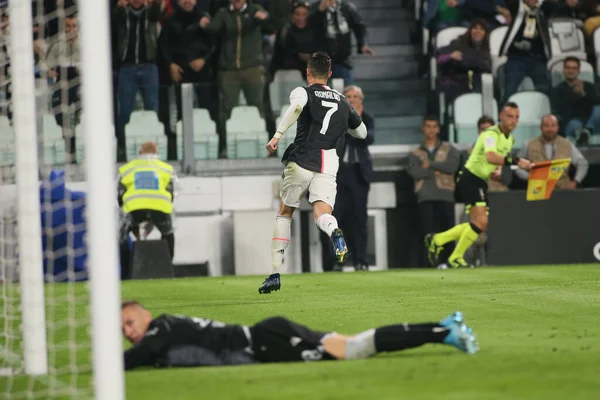 Italiensk fotboll Serie A Män Championship Juventus Fc vs Bologna Fc — Stockfoto