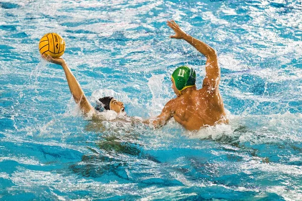 Waterpolo İtalyan Serie A Erkekler Şampiyonası Banco Bpm Spor Yönetimi - C.C. Ortigia — Stok fotoğraf