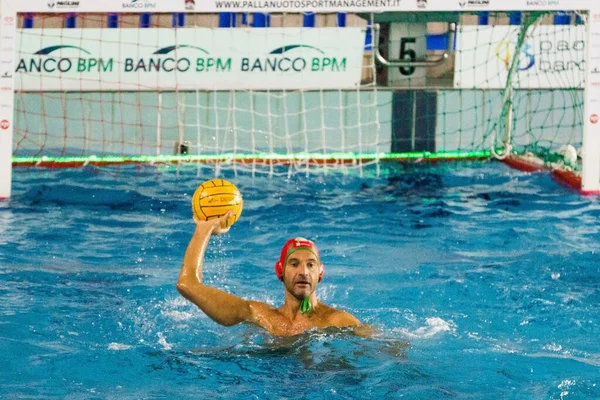 Waterpolo Italian Serie A Men Championship Banco Bpm Sport Management vs C.C. Ortigia — Stock fotografie