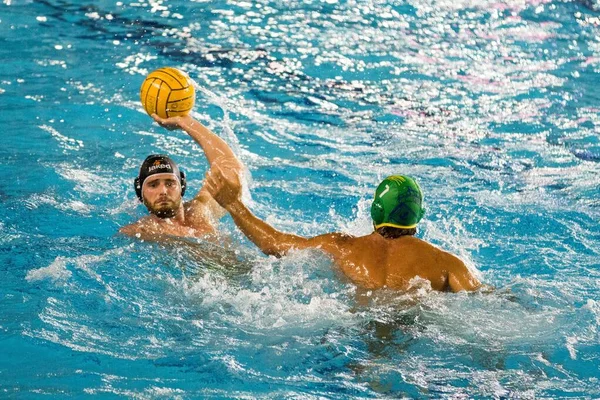 Waterpolo İtalyan Serie A Erkekler Şampiyonası Banco Bpm Spor Yönetimi - C.C. Ortigia — Stok fotoğraf