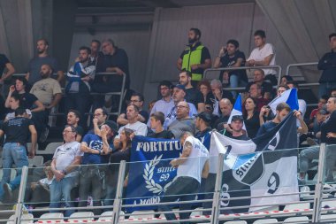 İtalyan Basketbolu A Serie Şampiyonası Virtus Roma 'ya karşı Kırk Bologna